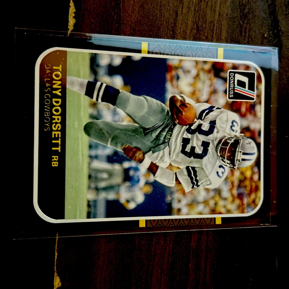 Tony Dorset told school card donruss